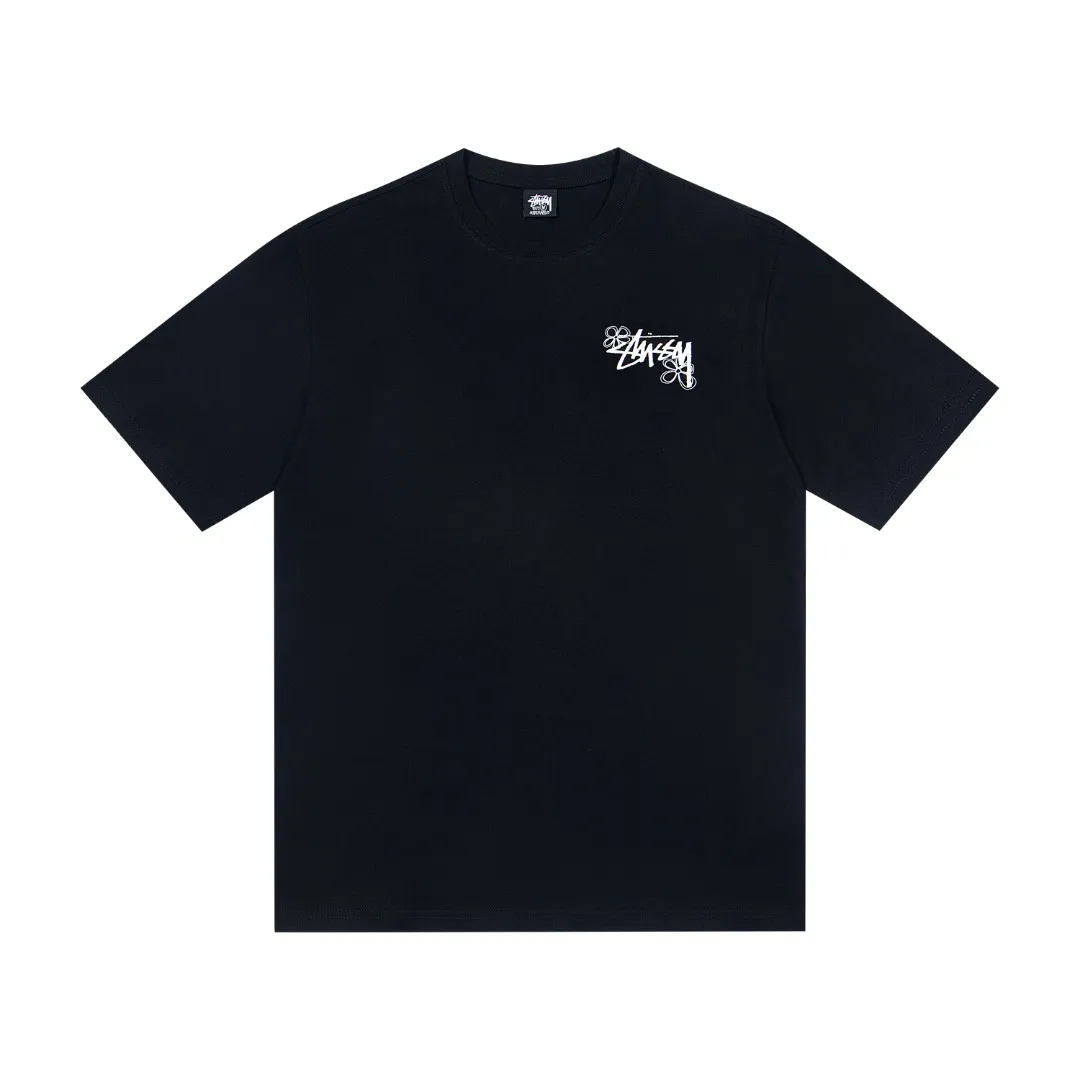 🔥 008# P55 （In Stock ） Stussy Summer LB Tee T Same Style ：Black White Size：S M L XL ： 260 ：